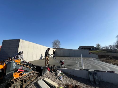 Basement, Block-Wall, Poured-Wall, & Other Foundations for Whitfield Concrete Construction in Solsberry, IN