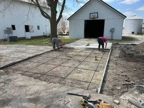 Concrete Slab Construction for LABS Concrete in West Liberty, IA