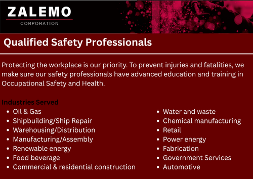 Safety Staffing for ZALEMO in Houston, TX