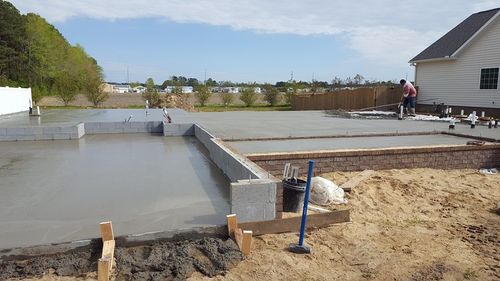 Concrete Driveway installation for Concrete Cowboyz in Greenville, NC