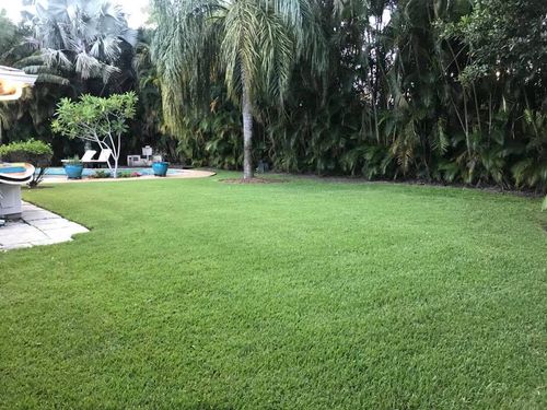 Mowing for Green Touch Property Maintenance in Broward County, FL