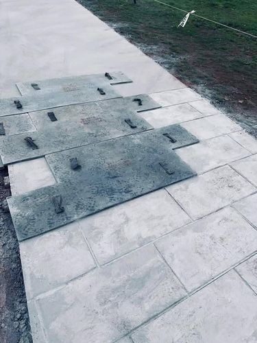 Stamped Concrete Installation for Luna Dynasty Concrete in Chicago, IL