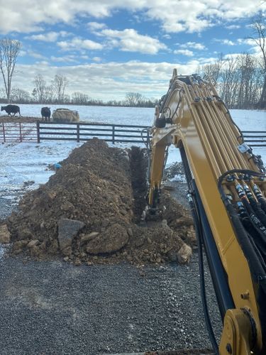 Grading for Schrock’s Land Management in Northern Virginia, Shenandoah Valley, VA