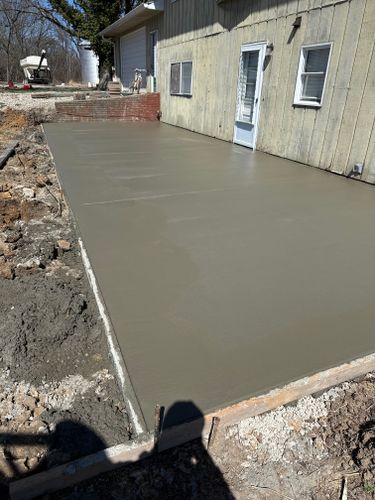 Concrete Slab Construction for Immaculate Concrete and Construction in Troy, IL