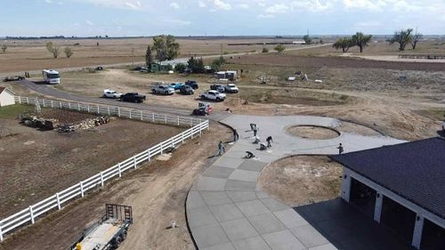 Concrete Slab Construction for Bazaldua Productions LLC. in Fort Collins, Colorado