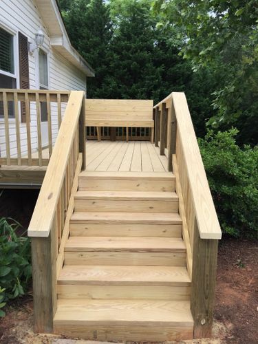 Deck & Patio Installation for NorthCastle Construction LLC in Oxford, NC