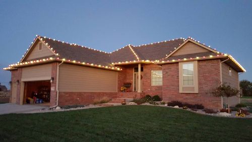 Christmas Lights Installation for Guzman's Landscaping Services in Austin, TX