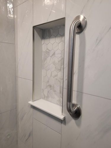 Bathroom Renovation for Linsfort Construction in Villa Park, IL