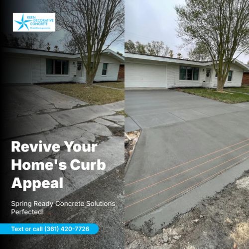 Concrete Flatwork for Keen Decorative Concrete in Corpus Christi, TX