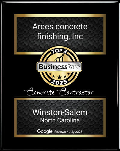 Concrete Stamping for Arce’s concrete finishing in Winston Salem, NC