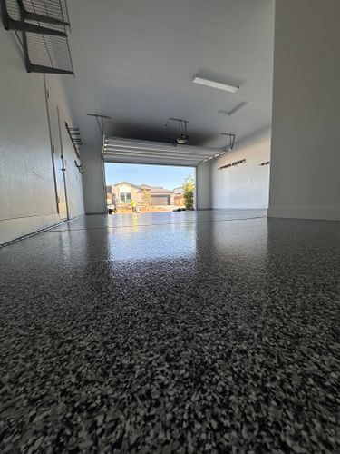 Epoxy Garage Coatings for PRYME EPOXY LLC in Mayer, AZ
