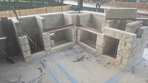 Stonework for Martin's Masonry & Landscaping in Leander, TX