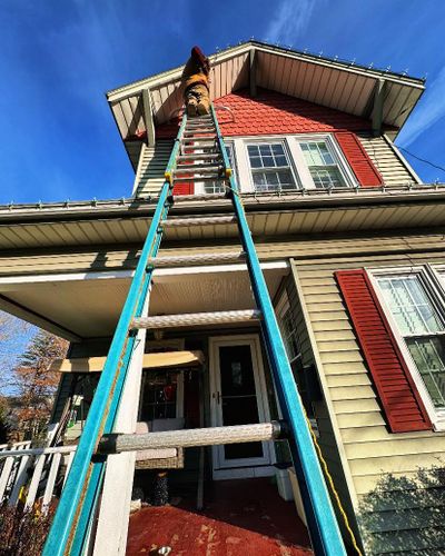 Seasonal Light Installation for Deck the Halls in Bristol, CT