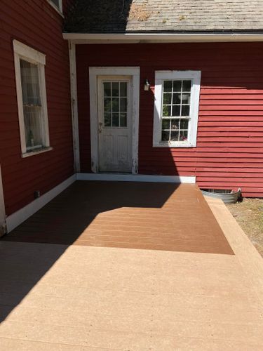 Deck and Patio Construction for Cushman Brook Construction in Dalton, NH