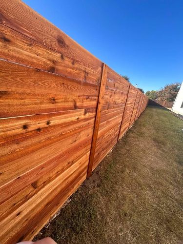 Fencing for J and R Co. in San Antonio,  TX
