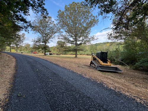 Grading for Schrock’s Land Management in Northern Virginia, Shenandoah Valley, VA