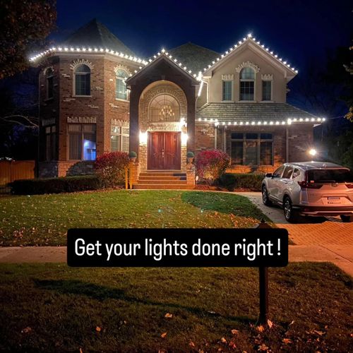 Holiday Lighting for Fence Medic in Arlington Heights, IL