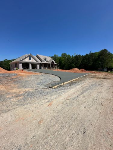 Concrete Driveway Installation for J & Son Construction LLC in Forest City, NC