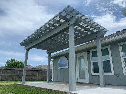 Custom Pergolas for Keen Decorative Concrete in Corpus Christi, TX