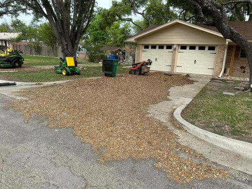 Mowing for Allen Lawn Care in Taylor, Texas