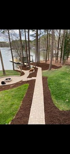 Patio Design & Construction for Rosales Landscaping LLC in Lake Gaston, North Carolina