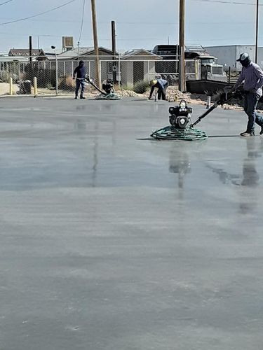 Sidewalk Installation for Montero Concrete in San Elizario, TX