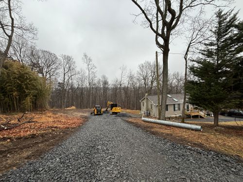Driveway Construction for Schrock’s Land Management in Northern Virginia, Shenandoah Valley, VA