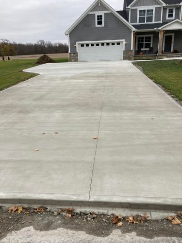 Concrete Installation for Cory Boes Construction and Masonry, LLC in Upper Sandusky, OH