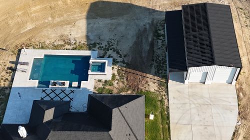 Custom Pool Design for Black Diamond Custom Pools LLC in Azle, TX