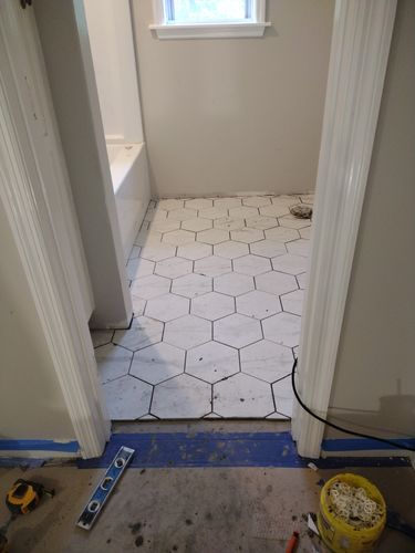 Tiling for J & S Handyman Services in Aumsville, OR