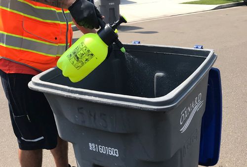 Trash Bin Sanitization for The Lot Doctor in Seminole County, OK