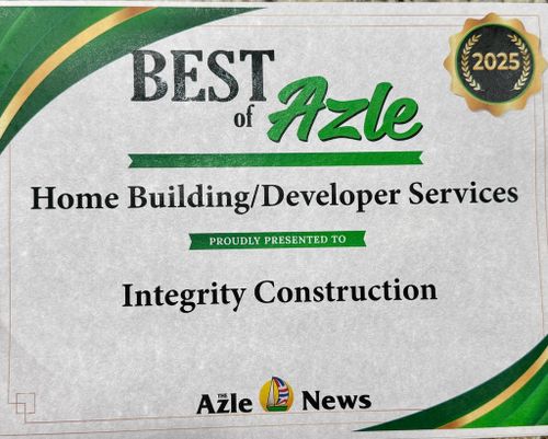New Homes for Integrity Construction  in Azle, Texas