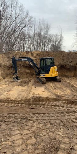 Site Preparation for M & W Tiling and Excavating in Calamus, IA