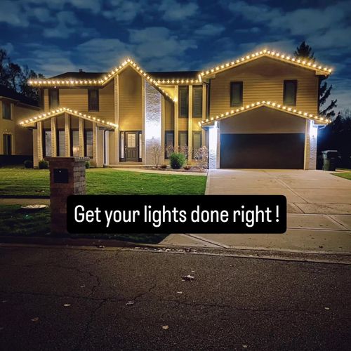 Holiday Lighting for Fence Medic in Arlington Heights, IL