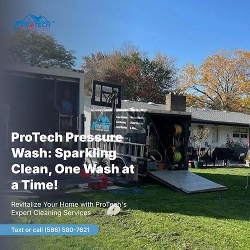 Hardscape Cleaning for ProTech Pressure Wash LLC in Clinton Township, MI