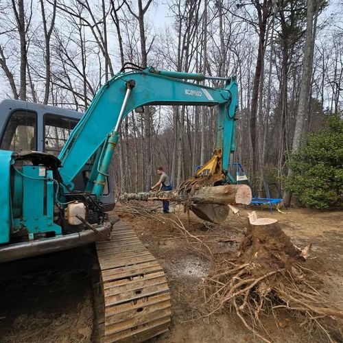 Site Grading for DC Excavation in Sylva, NC