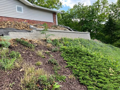 Landscape Installation for VQ Land & Stone in St. Louis, MO