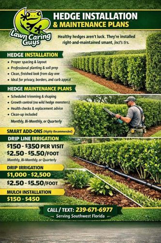 Landscape Design & Installation for Lawn Caring Guys in Cape Coral, FL