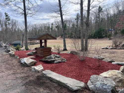 Mulch Installation for Navedo’s Lawn Care in Putnam, CT