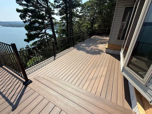 Deck & Patio Installation for Mo’ Joe Construction in Goshen, AR