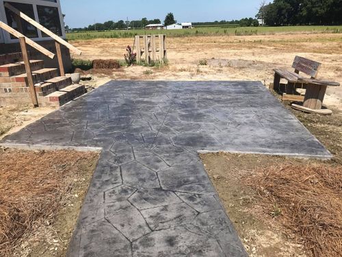 Patio Design & Installation for Concrete Cowboyz in Greenville, NC