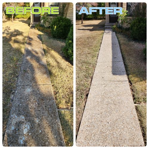 Concrete Cleaning for ALK Exterior Cleaning, LLC in Burden, KS