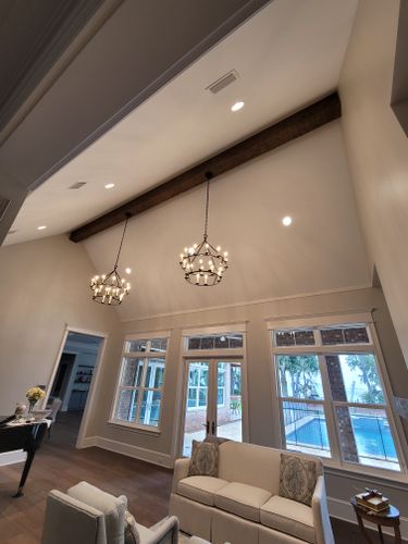 Accent Walls, Ceiling Beams, Tounge & Groove Ceilings, and more.... for Florida Coastal Carpentry LLC.  in Flagler County, FL