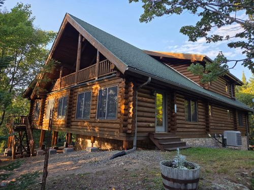 Chinking for 218 Painting & Log Restoration LLC in Britt, MN