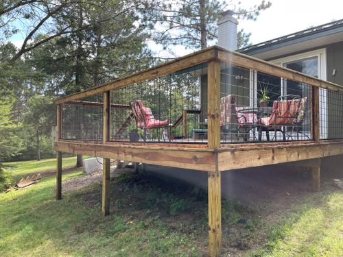 Staining/Refinishing for Go Ghetters Construction in Portage, Wisconsin
