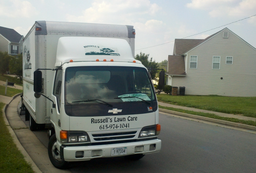 Mowing for Russell's Lawn Care Plus in Nashville, TN