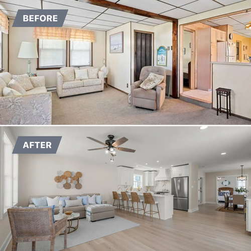Before and Afters for Legacy Remodeling in Margate, NJ