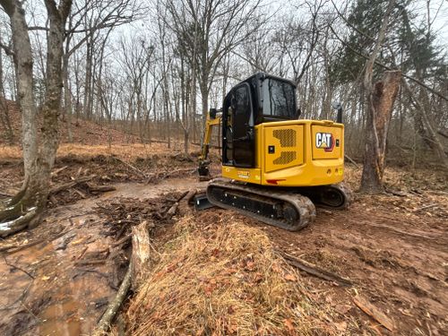 Grading for Schrock’s Land Management in Northern Virginia, Shenandoah Valley, VA