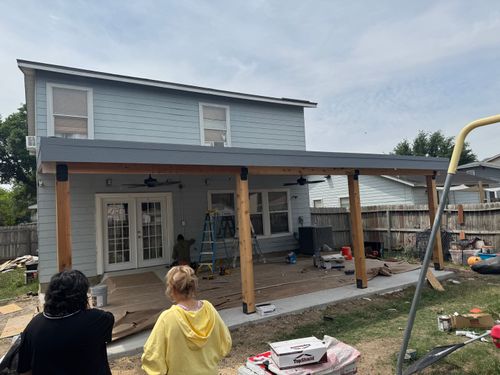 Exterior Painting for L.P. Contractors in San Antonio, Texas