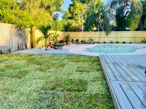 Sodding for Verimay's Garden and Landscaping in Hillsborough County, FL